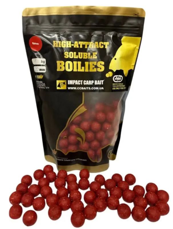 Бойли CCBaits Economic Soluble High-Attract - Димові - Розчинні - Spices (Спеції)