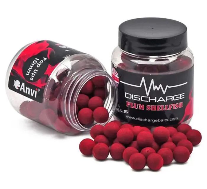Бойли Discharge Pop Ups Anvi - Ø10 мм - Димові - Plum Shellfish