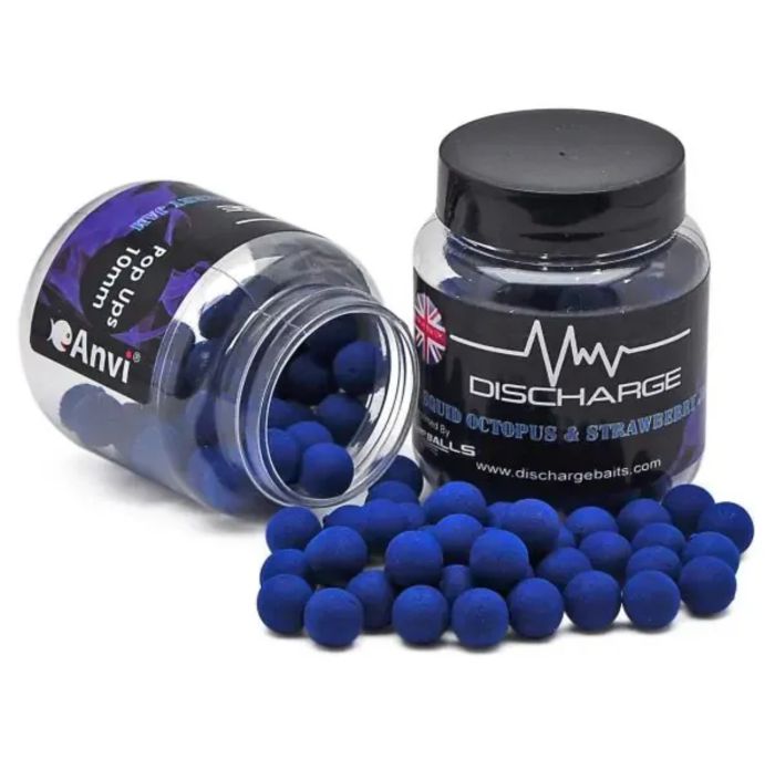 Бойли Discharge Pop Ups Anvi - Ø10 мм - Димові - Squid Octopus&Strawberry Jam