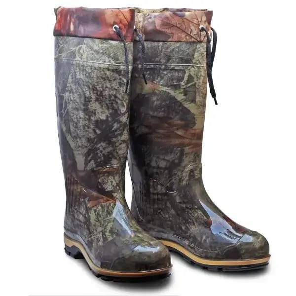 Чоботи силіконові з манжетом Гума Трест - Без вкладиша - Дубок М-01СУММ