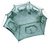 Раколовка шестигранник на 6 входів – 85 см