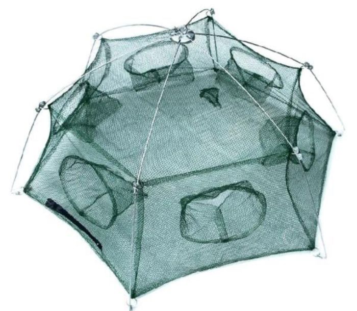 Раколовка шестигранник на 6 входів – 85 см