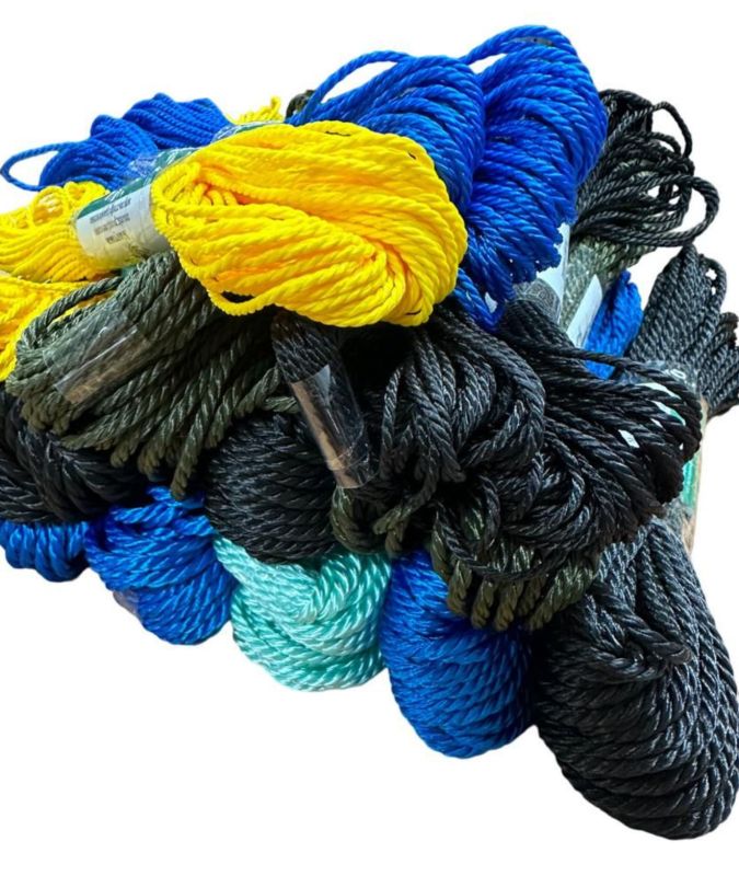 Шнур поліпропіленовий (кручений) Жовтий - 20 м