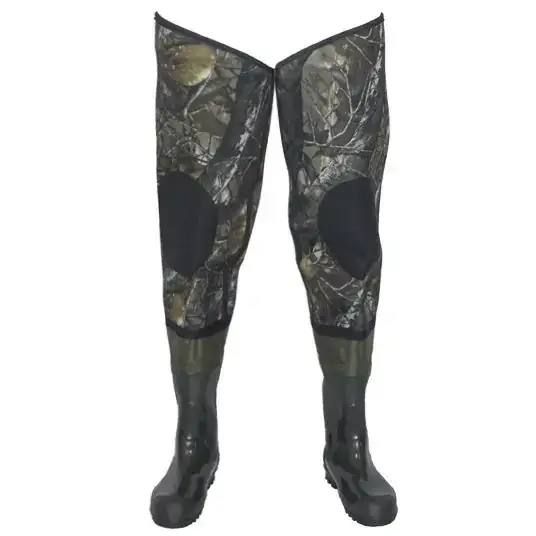 Чоботи рибальські Заброди FortMen ПВХ + НЕОПРЕН - Камо Дуб