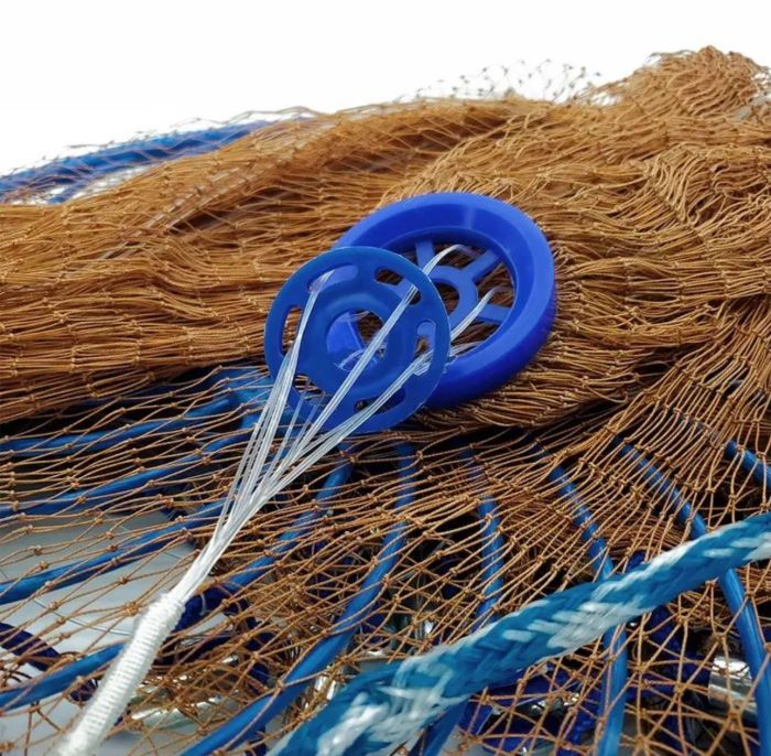 Кастингова мережа, парашут з кільцем Фрісбі - 2 м - Осередок Ø20 мм - Нитка