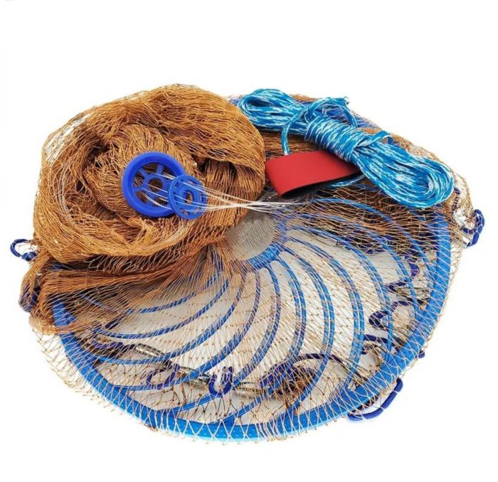 Кастингова мережа, парашут з кільцем Фрісбі - 2 м - Осередок Ø20 мм - Нитка