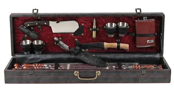 Шашличний набір подарунковий в кейсі №1