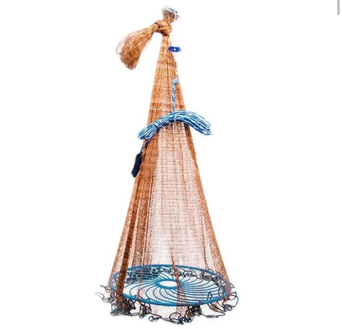 Кастингова мережа, парашут з кільцем Фрісбі - 2 м - Осередок Ø20 мм - Нитка