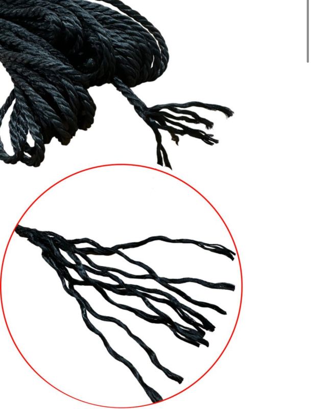 Шнур поліпропіленовий (кручений) Жовтий - 20 м