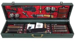 Шашличний набір подарунковий в кейсі Grand Picnic Бронза №1