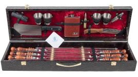 Шашличний набір подарунковий в кейсі №6