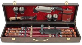 Шашличний набір подарунковий в кейсі №7