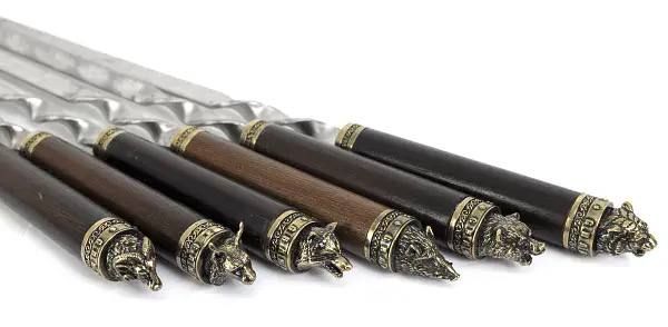 Шашличний набір подарунковий в кейсі Grand Picnic Бронза №1