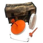 Кружки рибальські - Оснащені - Посилені - Трійник №6 - 10 штук + сумка Очерет