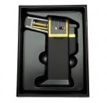 Професійний газовий пальник HL-557 - Гостре полум'я - Автоматичний - З п'єзопідпалом - Китай - Чорний/Золото