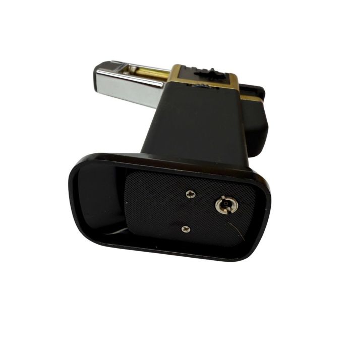 Професійний газовий пальник HL-557 - Гостре полум'я - Автоматичний - З п'єзопідпалом - Китай - Чорний/Золото