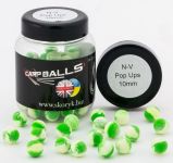 Бойли Carp Balls Pop Ups - 30 г - Плаваючі - Ø10 мм - N-V (Зелень та спеції)