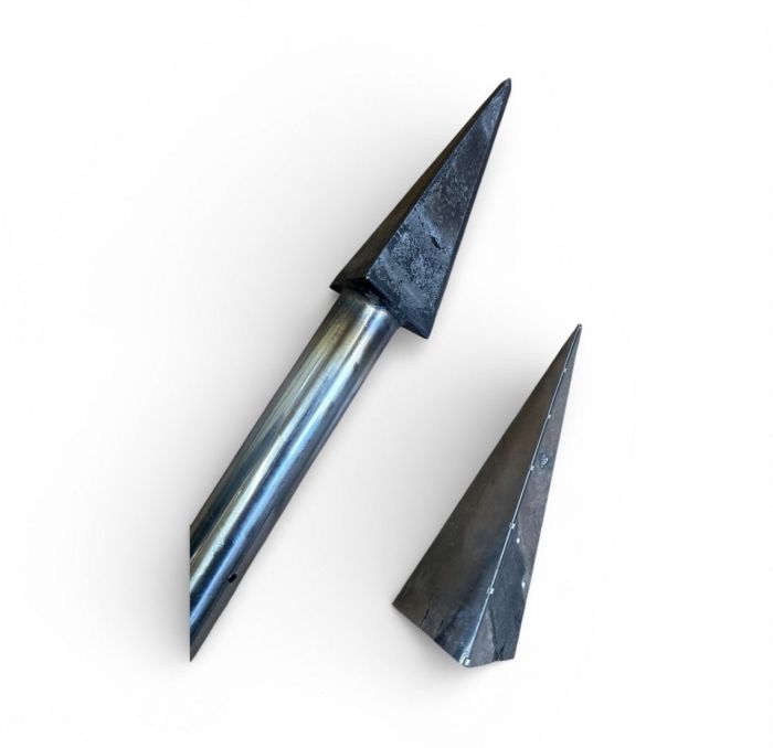 Пішня Піка (тригранна) з дерев'яною ручкою