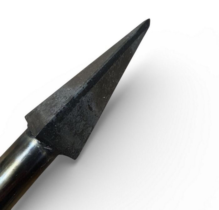 Пішня Піка (тригранна) з дерев'яною ручкою