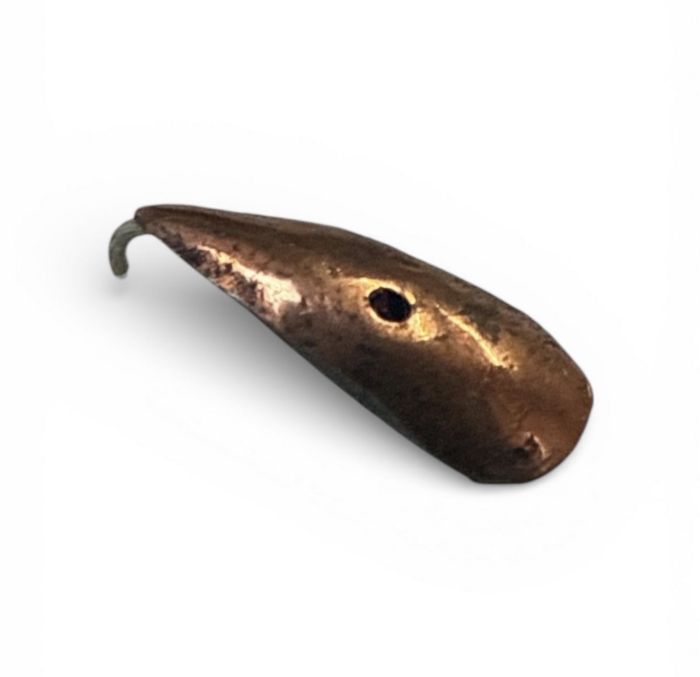 Мормишка Уралка паяна - Мідь - 50 шт/уп