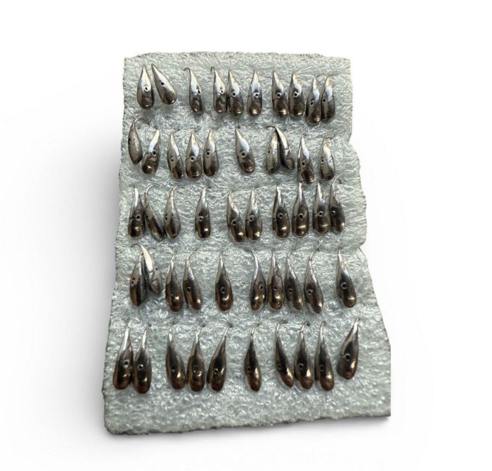 Мормишка Уралка паяна - Срібло - 50 шт/уп