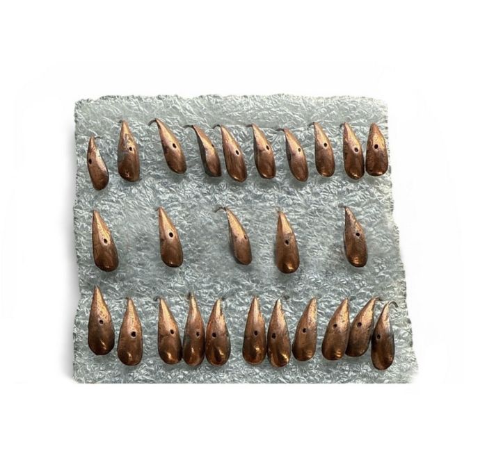 Мормишка Уралка паяна - Мідь - 25 шт/уп - 0,2 г Мала
