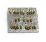 Мормишка Уралка паяна - Золото - 25 шт/уп - 0,2 г Мала