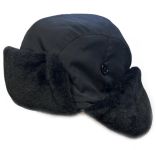 Шапка-вушанка - Великобританія - Чорна