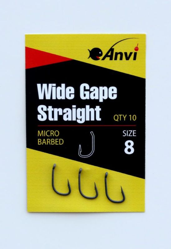 Гачок короповий Anvi Wide Gape Straight №8 - 10 шт/уп