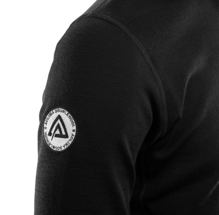 Термокуртка чоловіча Aclima DoubleWool jacket Man Jet Black/Marengo