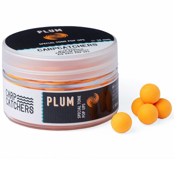 Бойли Carp Catchers Pop Ups Special Tone - Плаваючі - Ø10 мм - Light Fluoro Orange - Plum