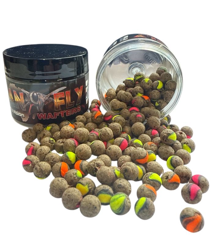 Бойли вафтерси Trinity Baits AFRICAN FLY CAT'S VISION mix - Ø8 мм - Нейтральна плавучість