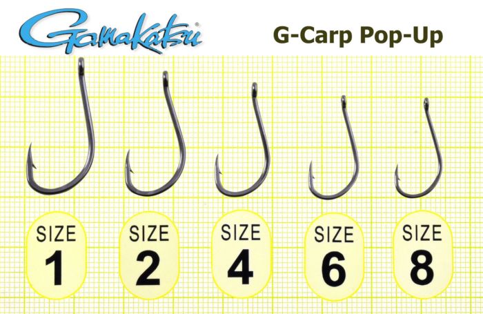 Гачок Gamakatsu G-Carp Pop-Up - Black - 10 шт/уп
