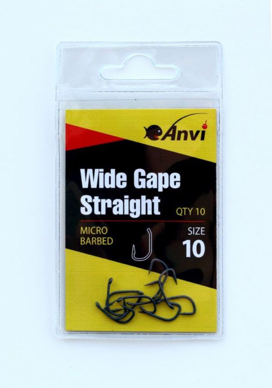 Гачок короповий Anvi Wide Gape Straight №10 - 10 шт/уп