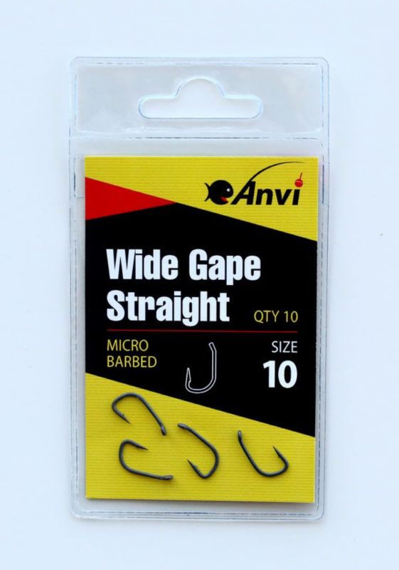 Гачок короповий Anvi Wide Gape Straight №10 - 10 шт/уп