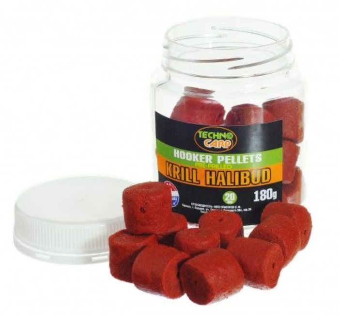 Насадковий пелетс Технокарп Hooker Pellets - Krill + Halibud - 180 г