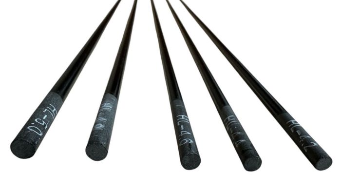 Набір хлистів карбонових цільних на вудку - Ø4,2-5,0 мм - 80 см - Китай - 50 шт/упм