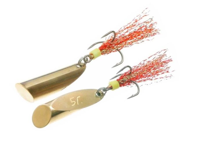 Блешня Грушка-Куля - 5 г - ПрофМонтаж - Колишня - Латунь - 1 шт.