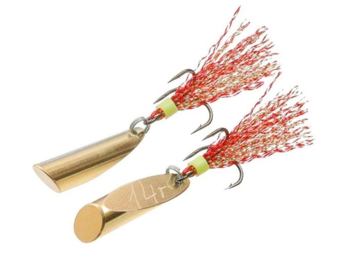 Блешня Грушка-Куля - 14 г - ПрофМонтаж - Колишня - Латунь - 1 шт.