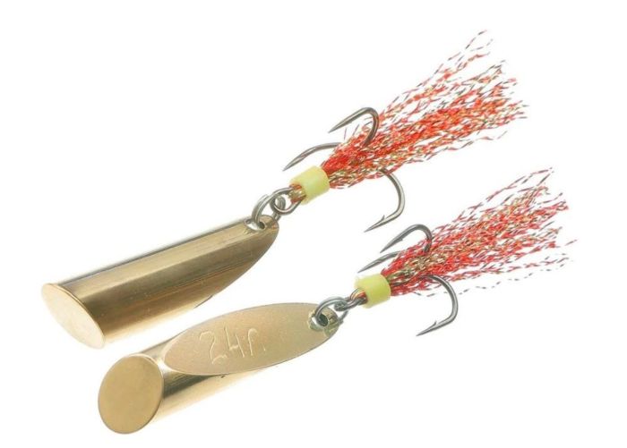 Блешня Грушка-Куля - 24 г - ПрофМонтаж - Колишня - Латунь - 1 шт.