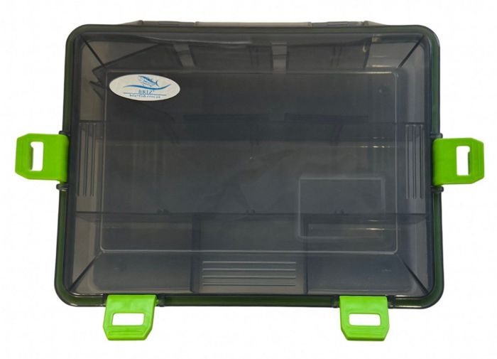 Коробка Briz 036 - Для рибальських снастей - 11 осередків - Прозора
