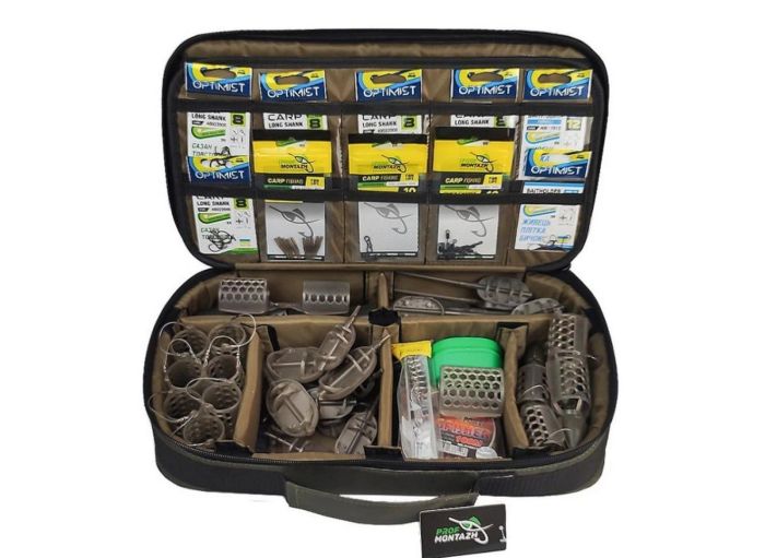 Сумка-органайзер Tackle Bag FFC для аксесуарів та годівниць - На 6 відділень - ПрофМонтаж