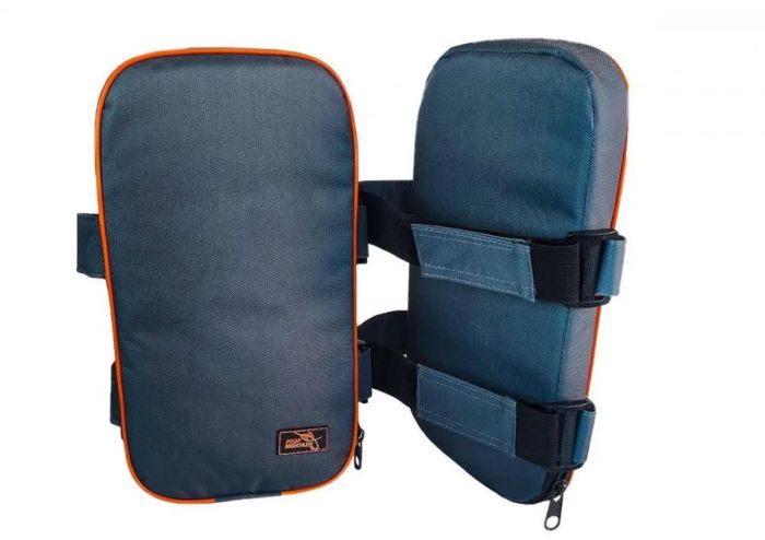 Наколінники зимові ПрофМонтаж на змійці - 33х19х3 см - Сірі