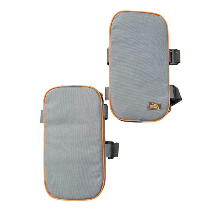 Наколінники зимові ПрофМонтаж на змійці - 33х19х3 см - Сірі