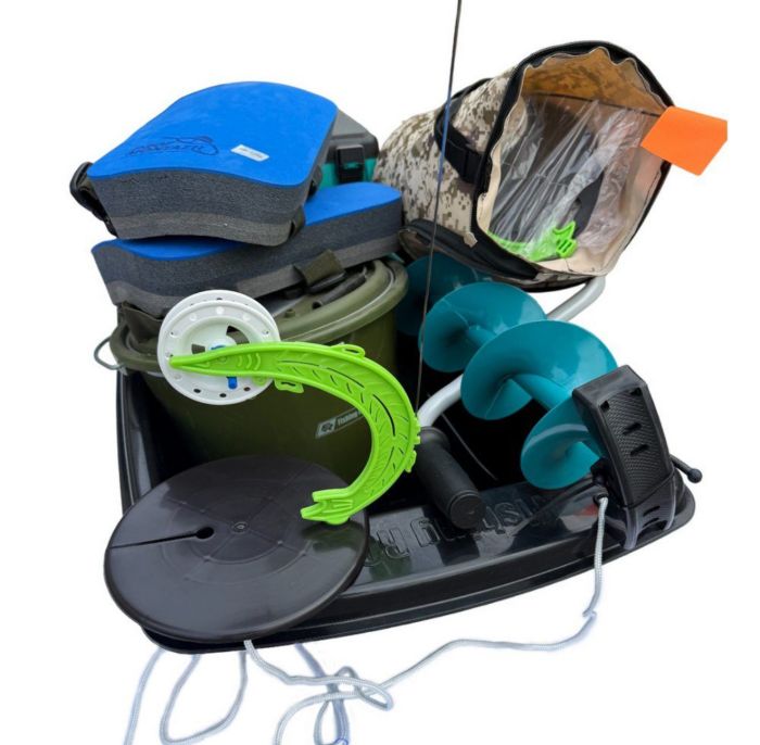 Санки-волокуші Fishing ROI (Касатка С-3) - Для зимової риболовлі - 855x520x220 мм