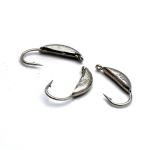 Мормишка Вольфрамова Банан G11 - Темне срібло - 10 шт./уп