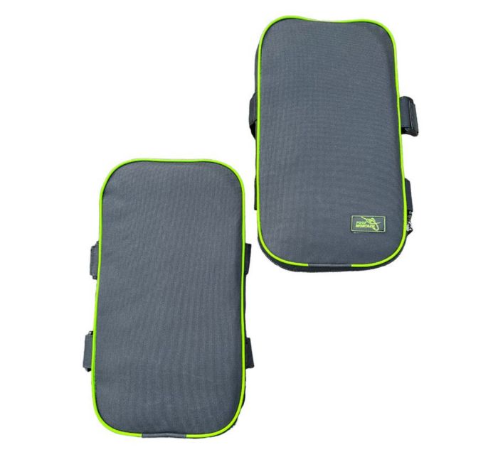 Наколінники зимові ПрофМонтаж на змійці - 33х19х3 см - Чорні