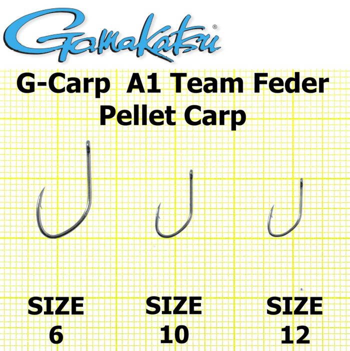 Гачок Gamakatsu A1 Team Feeder Pellet Carp - 10 шт/уп