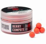 Бойли Carp Catchers Pop Ups - Плаваючі - Ø10 мм - Однотонні - Fluoro Red - Berry Compote - 40-41 шт/уп