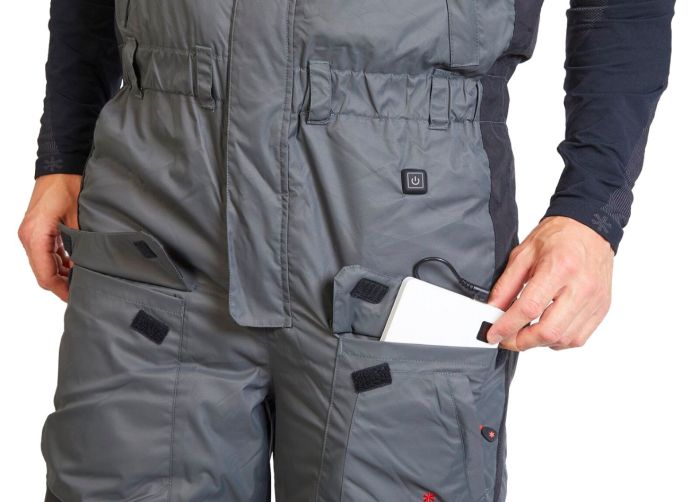 Зимовий костюм Norfin Discovery Heat з підігрівом - M - Сірий